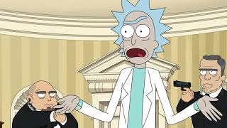 Rick and Morty in the Oval Office