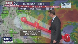 Tropics Update: Hurricane Nicole forms in the Atlantic, inching closer to Florida