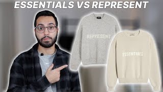 FEAR OF GOD ESSENTIALS VS REPRESENT CLOTHING