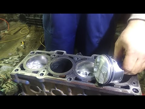 Как поменять поршневую на ваз