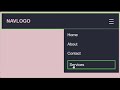 Responsive Navbar With HTML & CSS | Animated Hamburger Menu Design