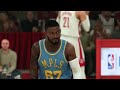 33화_ nba2k20 마이커리어 vs 휴스턴 레전드매치 시즌 첫대결 웨스트브록 vs 현빙 빡겜모드장착 포인트가드 카이리현빙 명예의전당난이도 ps4 pro _ 현진