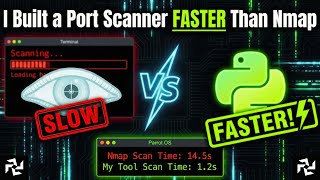 I Built a Port Scanner Faster Than Nmap (Python Socket)