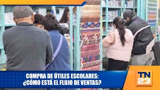 Compra de útiles escolares: ¿Cómo está el flujo de ventas?