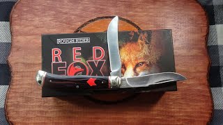 ROUGH RYDER RED FOX TRAPPER RR2291 OVERVIEW, FROM THE TRAVELING BOX OF KNIVES, ROUGH RIDER, EDC