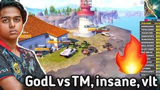 🇮🇳Godlike vs Team Mayavi, Insane, Vlt 😱 Vlt wiped in seconds 💔