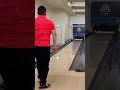 ブラインドボウリング　サミットで7番スペア blind bowling