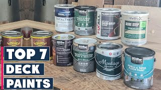 7 Best Deck Paints of 2024: Find Your Perfect Match for Durability & Style