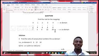Rule for mapping-Exponential method
