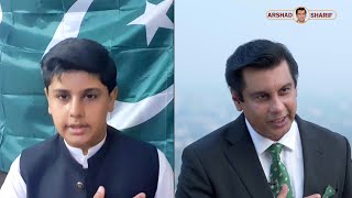 ARSHAD SHARIF’S SON PAYS TRIBUTE TO HIS FATHER
