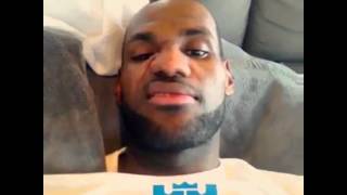 Lebron James After Championship NBA - Miami Heat 2013 World Championship