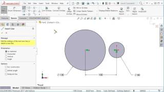 SOLIDWORKS Tutorial: Automatically Add Tangent Relations between Lines and Arcs or Circles
