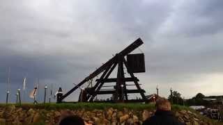 Wunsiedel 2014 Trebuchet und Balliste Schiessen