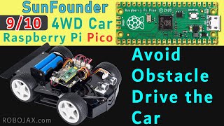 Course Lesson 9 of 10: Obstacle Avoidance using Raspberry Pi Pico 4WD Smart Car