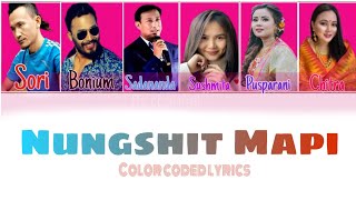 Nungshit Mapi //Manipur Song Color coded lyrics//