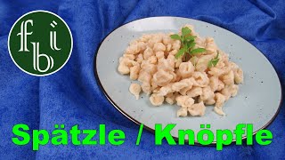 Grundteig für Spätzle / Knöpfle