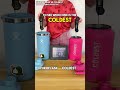 temperature test hydroflask vs. coldest. who won 😱 bottle coldest hydroflask water