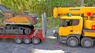 중장비 트럭 자동차 장난감 포크레인 놀이 Excavator Car Toy Truck Play