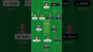 REN vs STR dream 11 team | big bash league