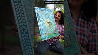 Mirror Mosaic tutorial | Mirror Mosaic art| Learn Mosaic  | Mirror Mosaic Clock | Learn Mosaic art