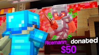 Donating 50$ to Small Minecraft Streamers!