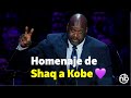 Tremendo homenaje de Shaq a Kobe Bryant