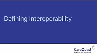 Defining Interoperability