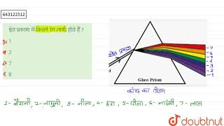 श्वेत प्रकाश में कितने रंग (वर्ण) होते हैं ? | 7 | प्रकाश | PHYSICS | STUDENTS FRIENDS | Doubtnu...