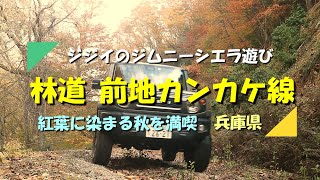 【ジムニー】シエラで紅葉が綺麗な林道 前地・カンカケ線を走ってきました（兵庫県）