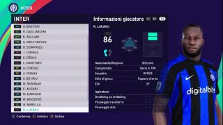 Inter 2022-23 #efootball 2023 #pes 2021 Ps4 #Ps5 #Pc Player Faces & Ratings Patch Serie A 2023