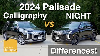 2024 Hyundai Palisade Calligraphy vs Calligraphy Night Edition!
