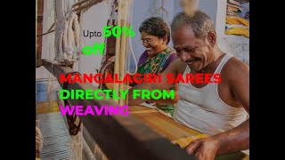 101# Mangalagiri pattu sarees weaving | mangalagiri silk sarees | Directly from weaver