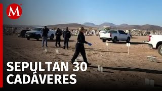 Inhuman 30 cuerpos no reclamados en el panteón de Carrizalillo, Chihuahua