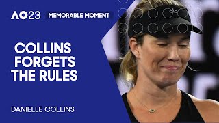 Collins Forgets the Rules | Australian Open 2023