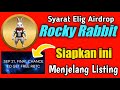 Rocky Rabbit  Segera Listing Siapkan Walletmu Untuk Mendapatkan $RBTC