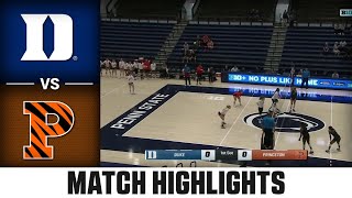 Duke vs. Princeton Match Highlights | 2024 ACC Volleyball