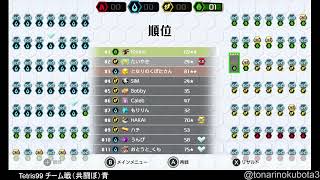 Tetris99　唐突に時間指定（チーム戦共闘ぼ）