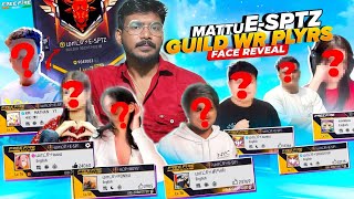 V BADGE🔥 மாட்டு E-SPTZ GUILD WR RUGGED PLAYERS🫂 FACE REVEAL😍 FREE FIRE MAX TAMIL //  மாட்டு RAVI