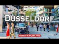 Düsseldorf Walking Tour 🇩🇪 Summer Walk in The Fashion Capital of Germany | 4K 60fps HDR