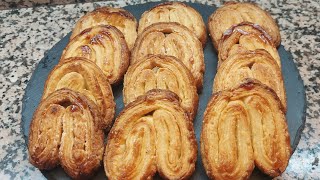 بالميي مقرمش ولذيذ// palmier croustillant et délicieux 😋😋