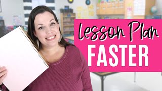 STOP planning day by day - The secret to faster lesson planning
