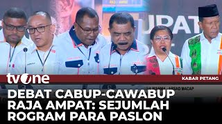 Closing Statement Para Paslon di Debat Perdana Cabup-Cawabup Kab. Raja Ampat | Debat Pilkada tvOne