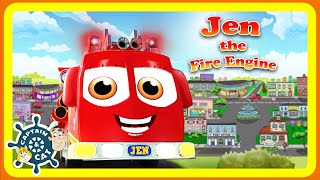 Jen the Fire Engine | Kids Songs | Captain \u0026 Cat