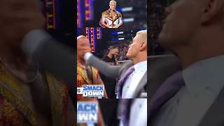 Cody Rhodes Revenge The Rock | Cody Rhodes Slap The Rock 😱 #wwe #shorts