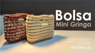 Mini Gringa Crochet Bag with Mesh Yarn | By Mônica Rodrigues @Maeefilhacrochemoderno