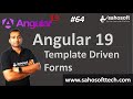 Template Driven Forms in Angular 19 | Forms in Angular | Angular 19 Tutorials in Hindi