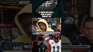 AJ BROWN DID THE ONE THING HE SAID HE WOULD NEVER DO! #philadelphiaeagles