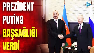 Prezident Putinə məktub göndərdi: Moskvadakı hadisə ilə əlaqədar başsağlığı verdi