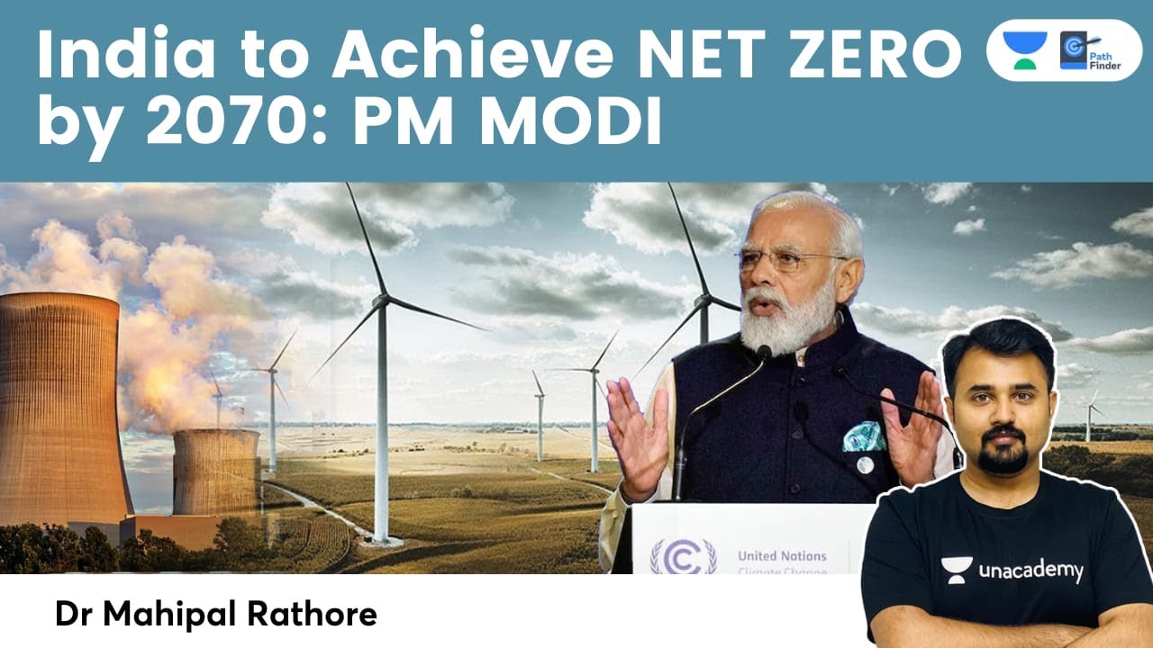 India To Be NET ZERO By 2070 L 'Panchamrit' - 5 Promises Made By India ...