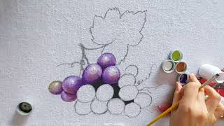 Pintura de uvas